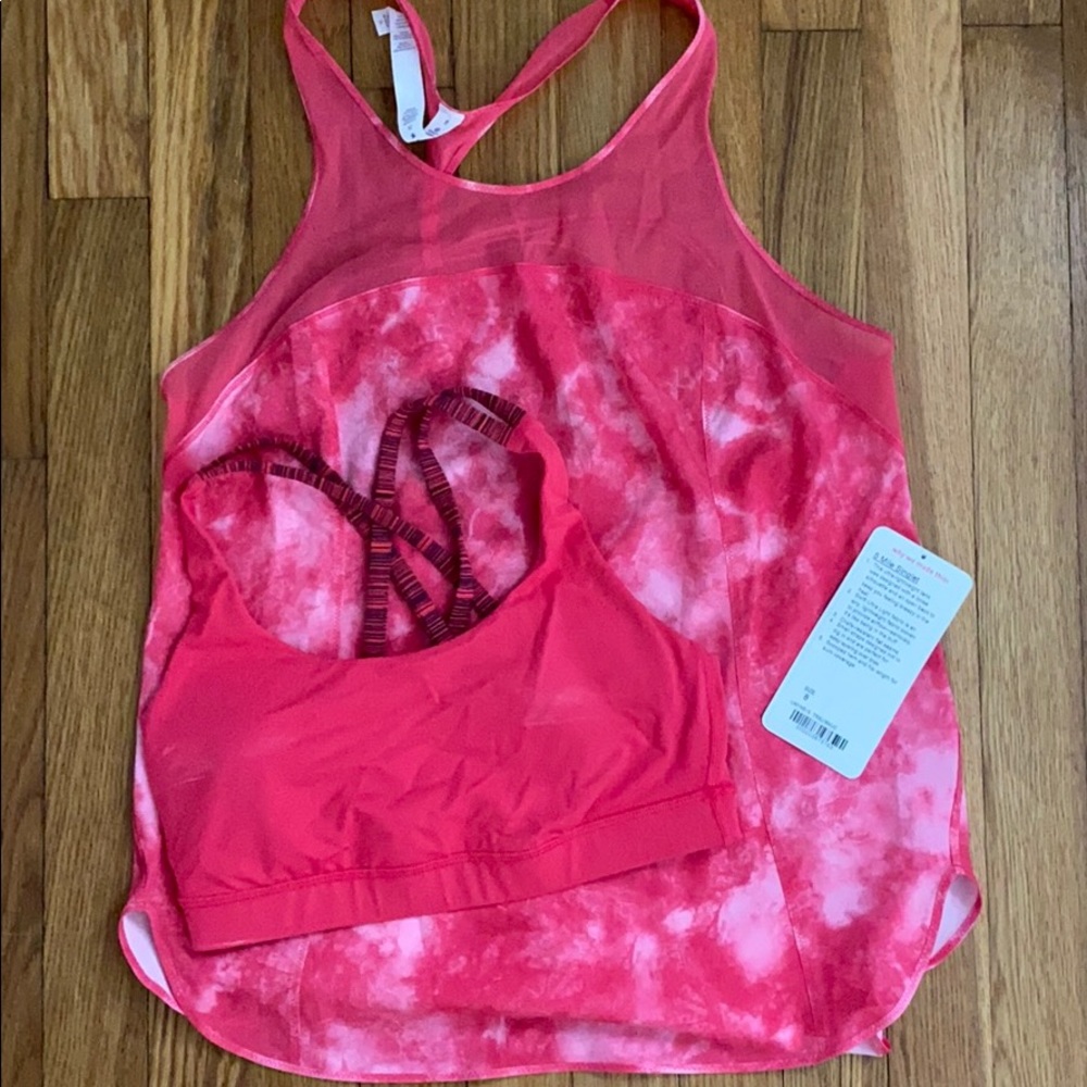 COMBO NWT: lululemon bra & singlet tank